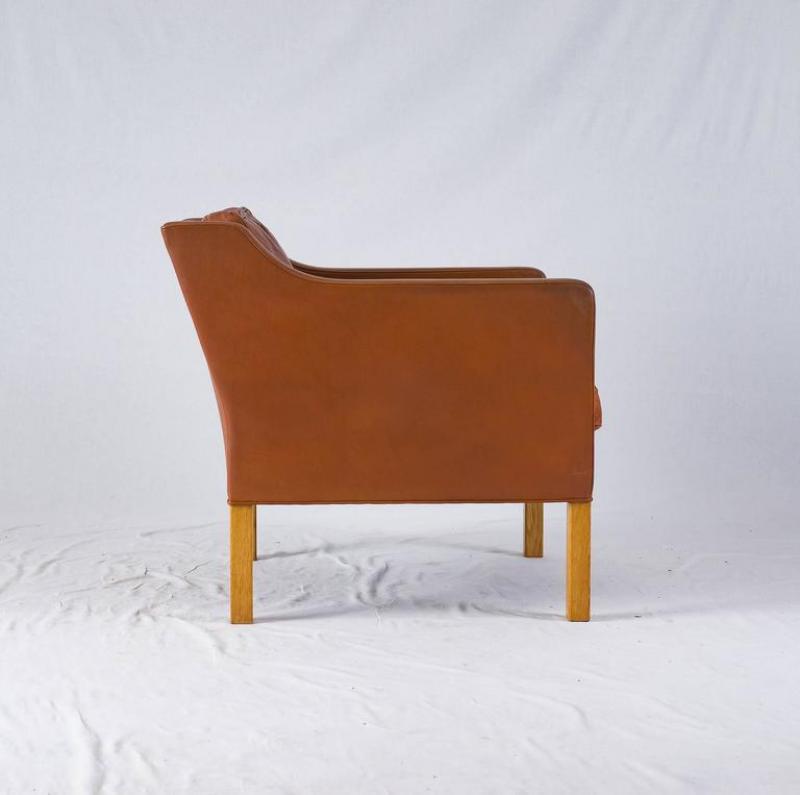 B Rge Mogensen Borge Mogensen B Rge Mogensen Leather Lounge Chair