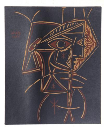 Pablo Picasso Tete De Femme 44