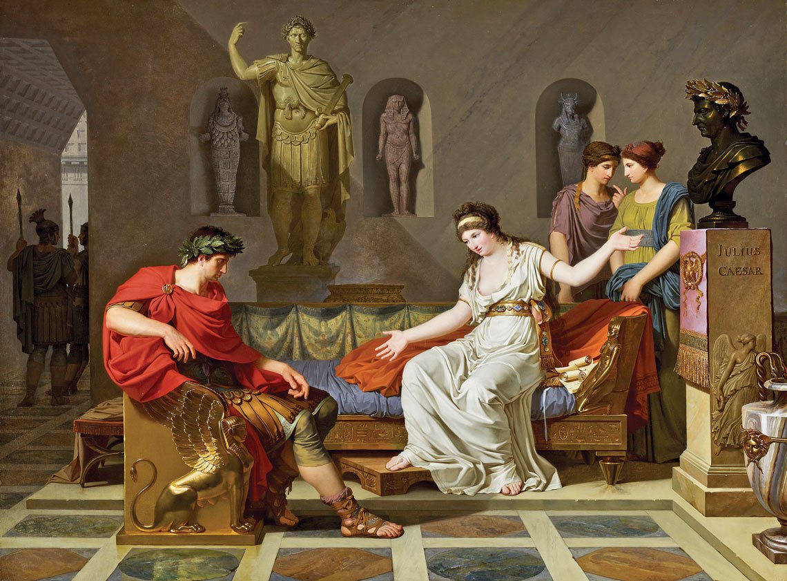 Neoclassical Art   Gauffier   Cleopatra And Octavian   Natl Gallery Scotland 