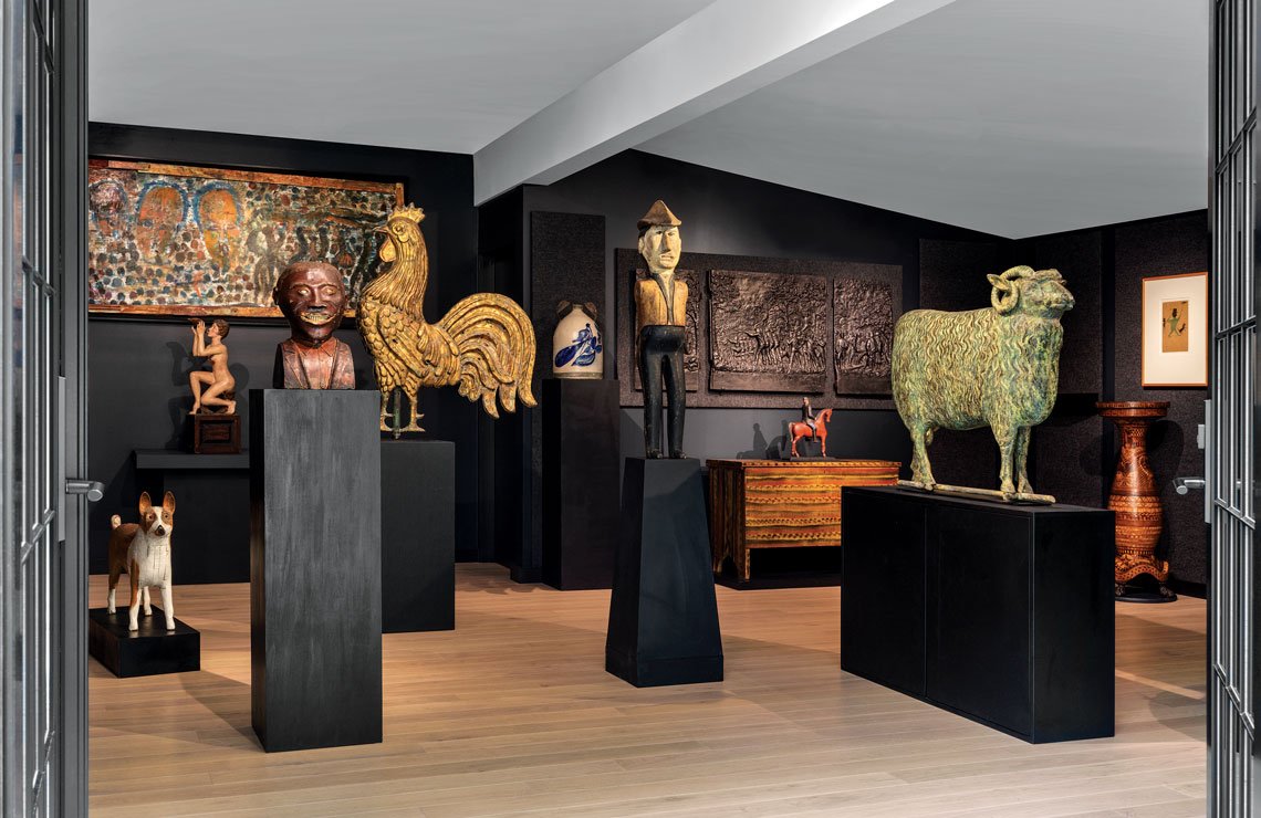 the FolkArt Gallery showcasing folk and tribal arts around the world