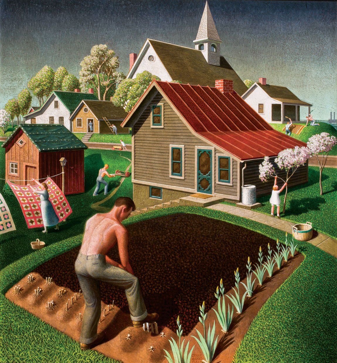 Grant Wood: American Gothic and Other Fables by Incollect | Articles