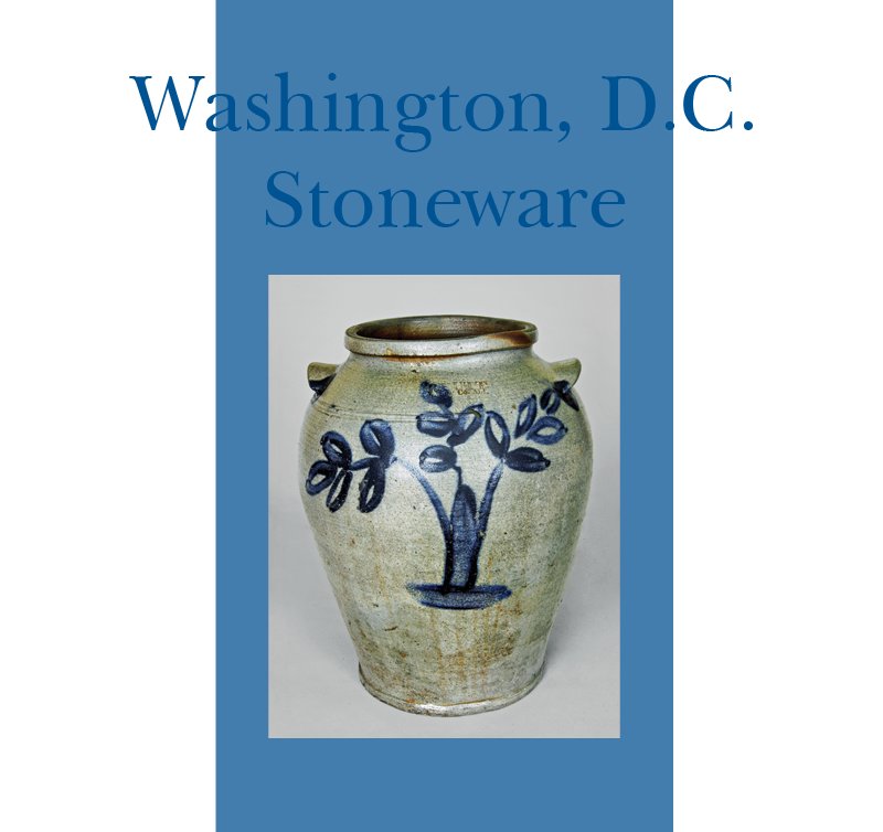 Circa 1865 Stoneware 1 1/2 Gallon Pitcher from Baltimore