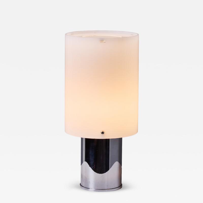 AB Markaryd 1960s Hans Agne Jakobsson Opaline Perspex and Chrome Table Lamp for Markaryd