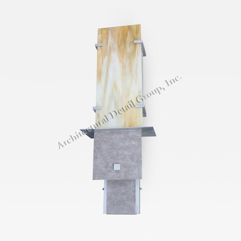  ADG Lighting 5062 Honey Glass Wall Sconce ADG Lighting