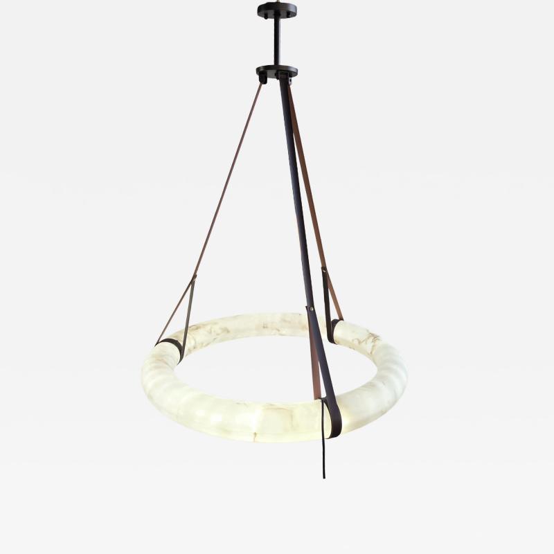  ADG Lighting Alabaster leather fixture