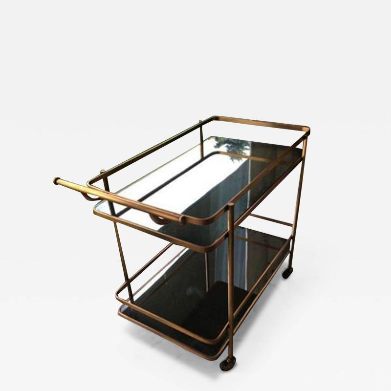  ADG Lighting Art bar cart brass