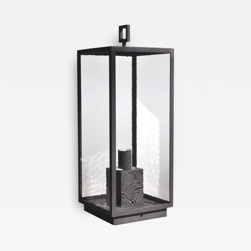  ADG Lighting Brass Pilaster Transitional Contemporary Lantern