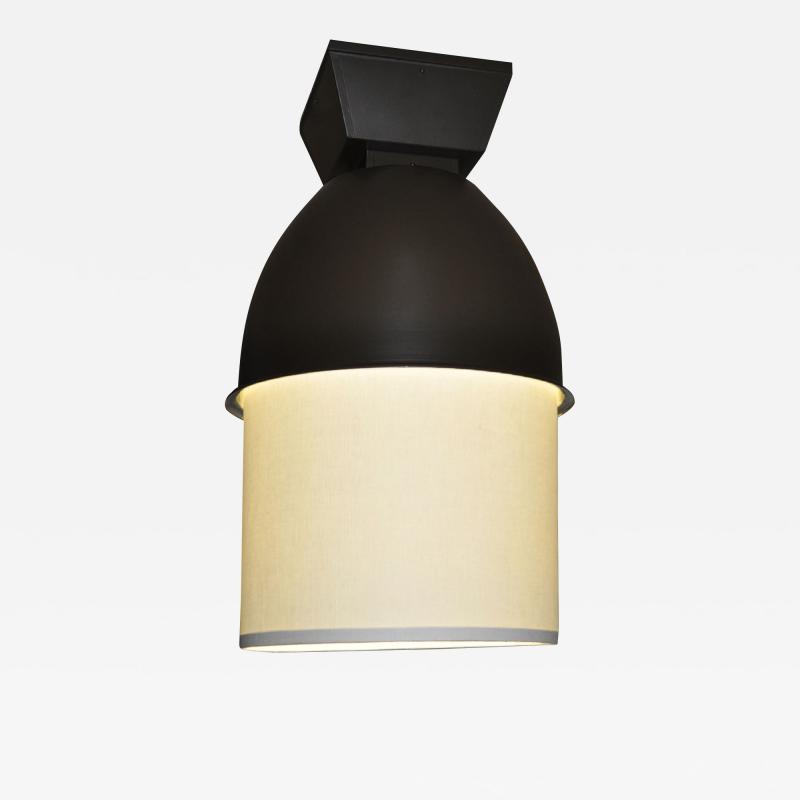  ADG Lighting Bronze and Linen Transitional Light