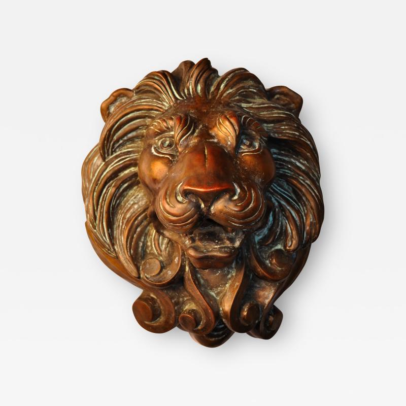  ADG Lighting Cast Lion Head Bronze Spitter