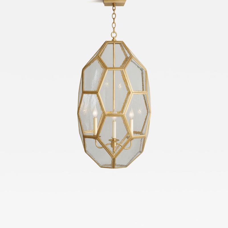  ADG Lighting Elongated Faceted Pendant Henzlik