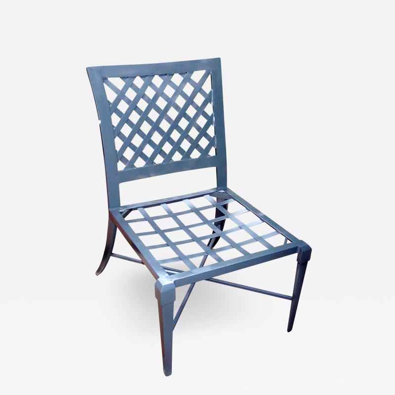  ADG Lighting Lattice Backet Aluminum Chair