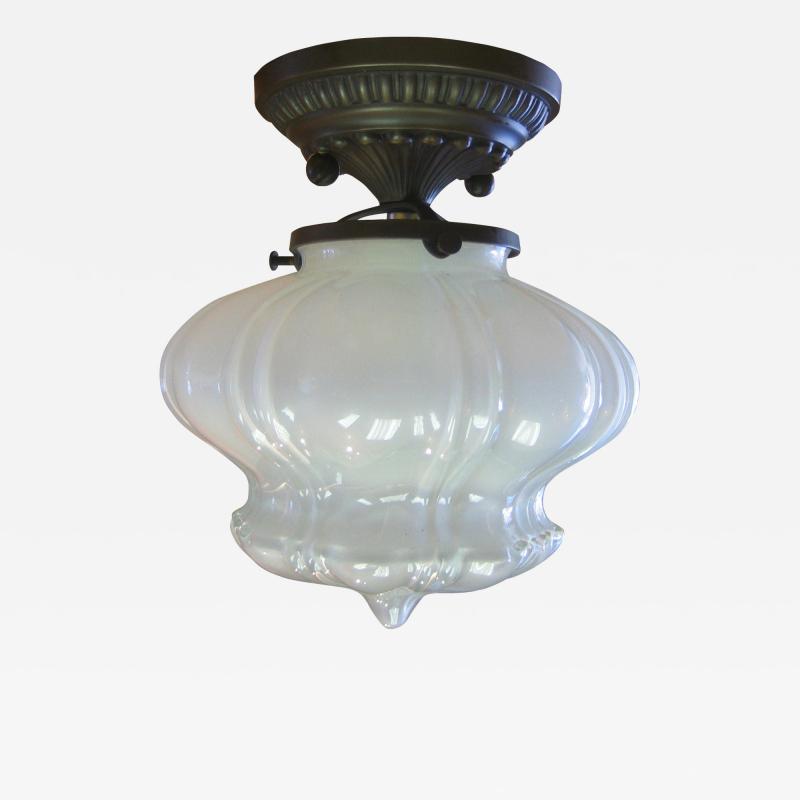  ADG Lighting Vaseline glass ceiling flush