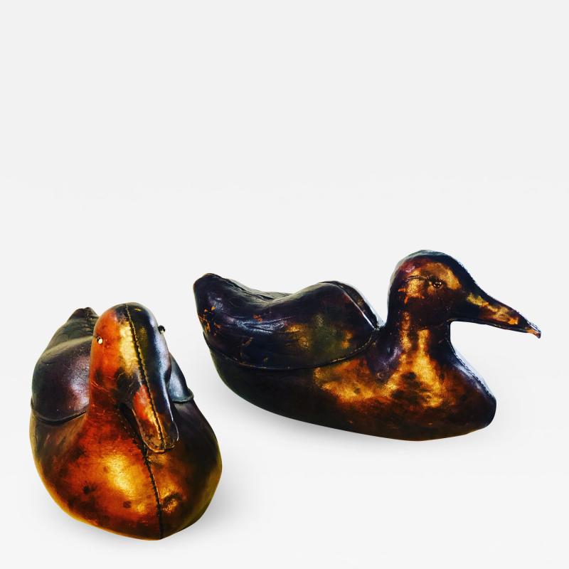  Abercrombie Fitch Pair of Leather Ducks by Abercrombie Fitch