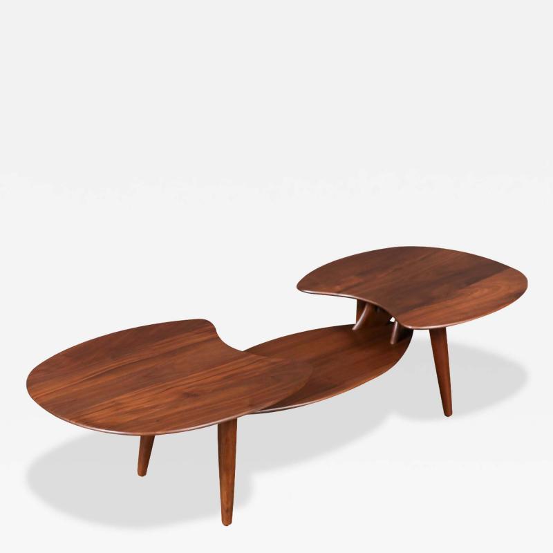  Ace Hi California Modern Sculpted Floating Top Coffee Table by Ace Hi