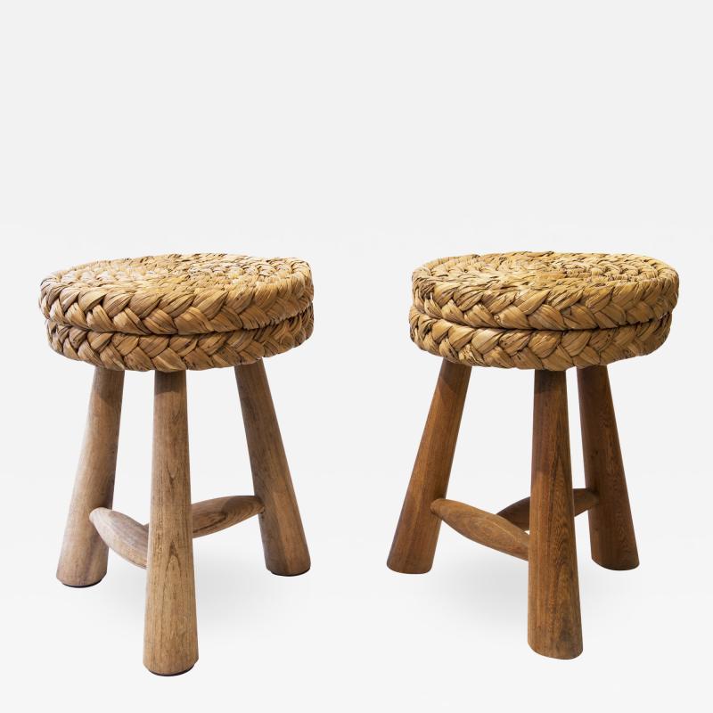  Adrien Audoux Frida Minet Pair of stools