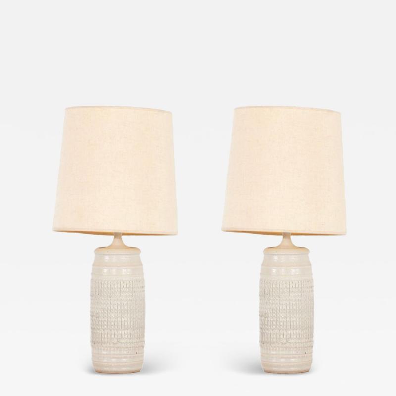 Affiliated Craftsmen Pair of Bob Kinzie for Affiliated Craftsmen Ceramic Table Lamps 1965c 