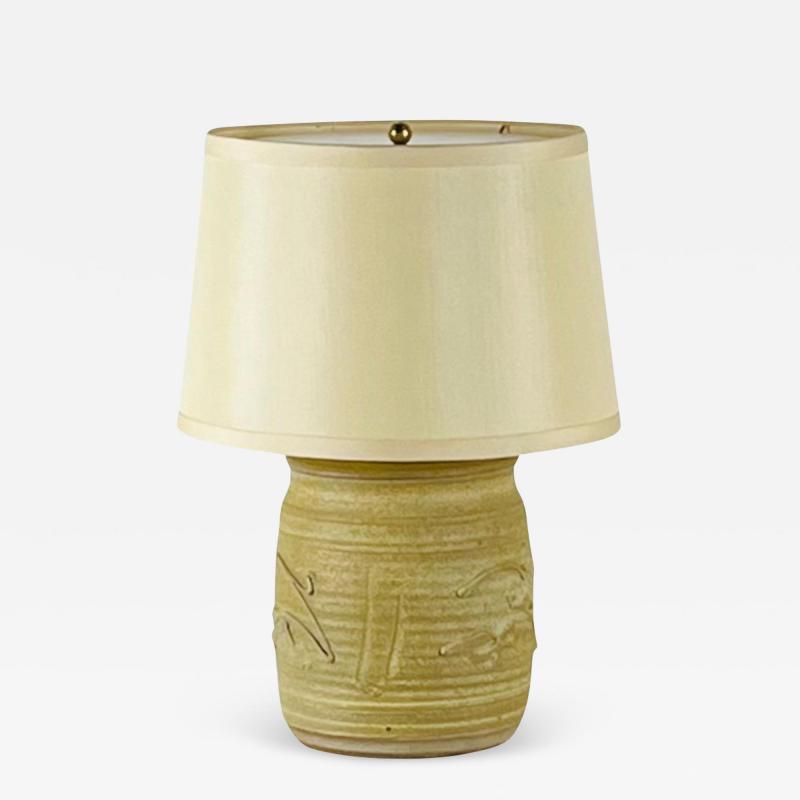  Affiliated Craftsmen Pristine Affiliated Craftsmen Studio Pottery Lamp by Phil Barkdall