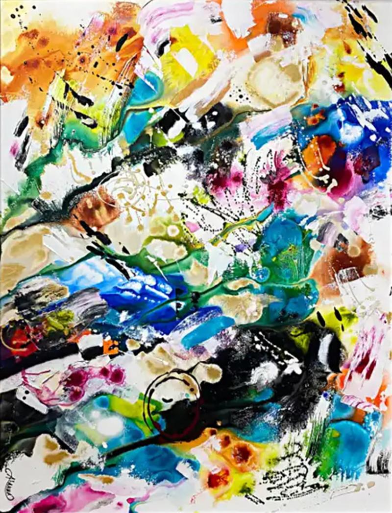  Alanna Murphy Contemporary Abstract Painting on Canvas by Alanna Murphy