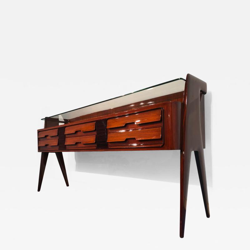  Alessandro Vittorio Plinio Dassi Italian Midcentury Teak Sideboard by Vittorio Plinio Dassi 1950s