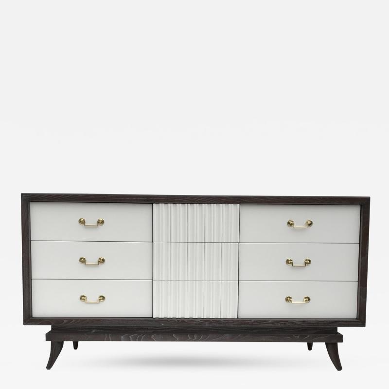  American of Martinsville Ceruced Oak Mid Century Modern Dresser by American of Martinsville