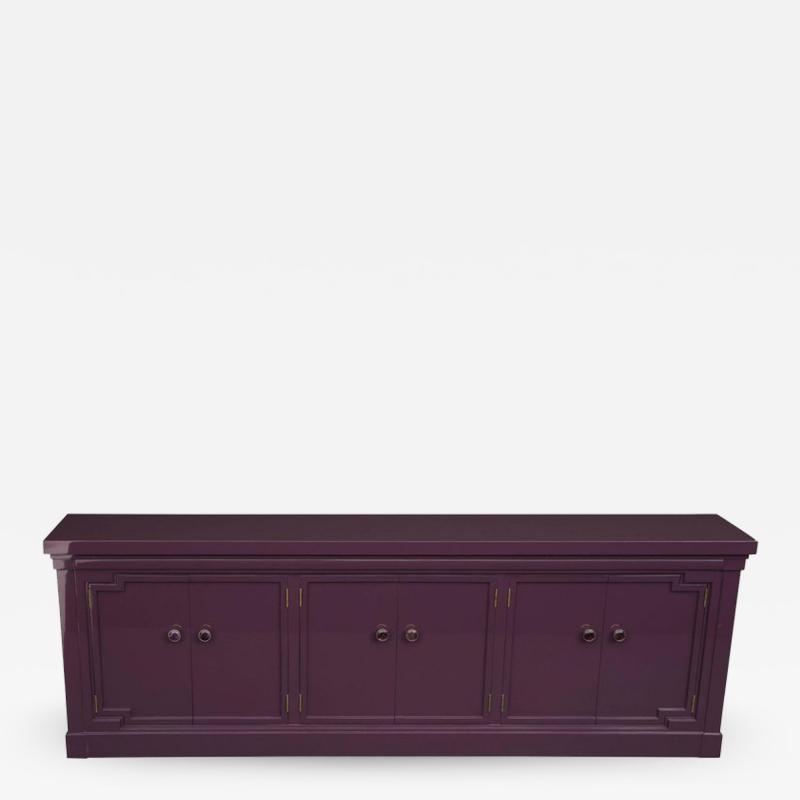  American of Martinsville Martinsville Amethyst Lacquer Credenza