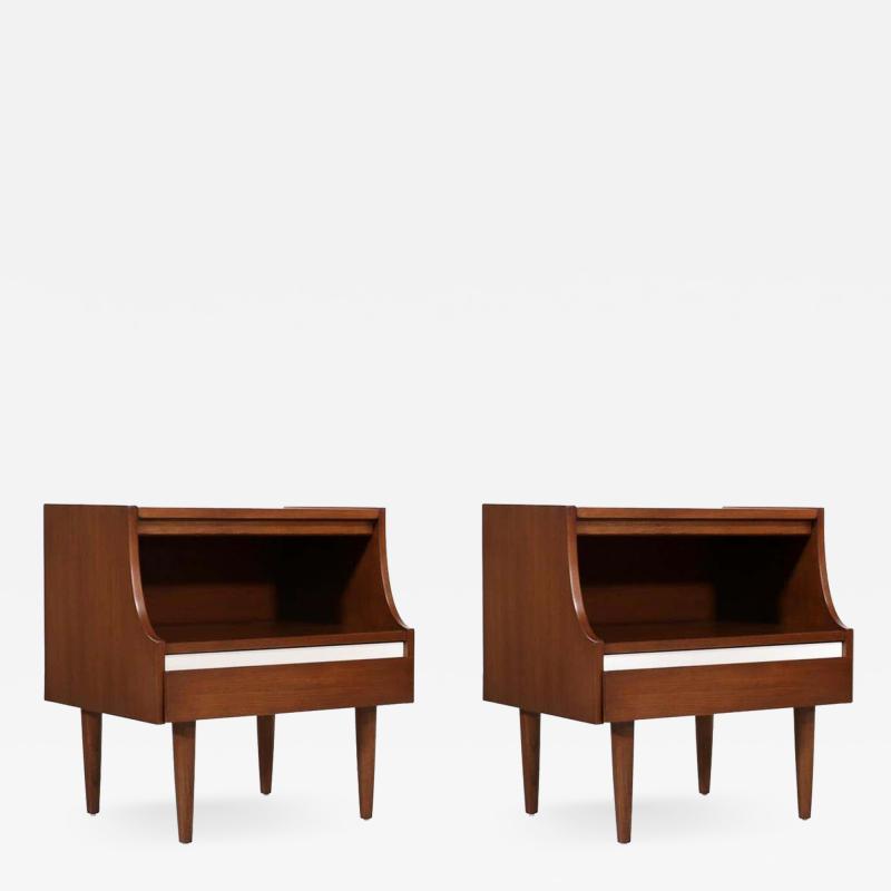  American of Martinsville Mid Century Modern Night Stands by American of Martinsville