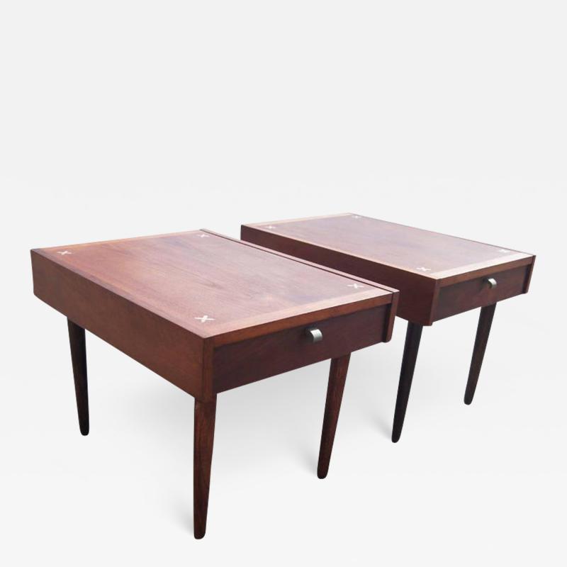  American of Martinsville Pair of Merton Gershun American of Martinsville Nightstands