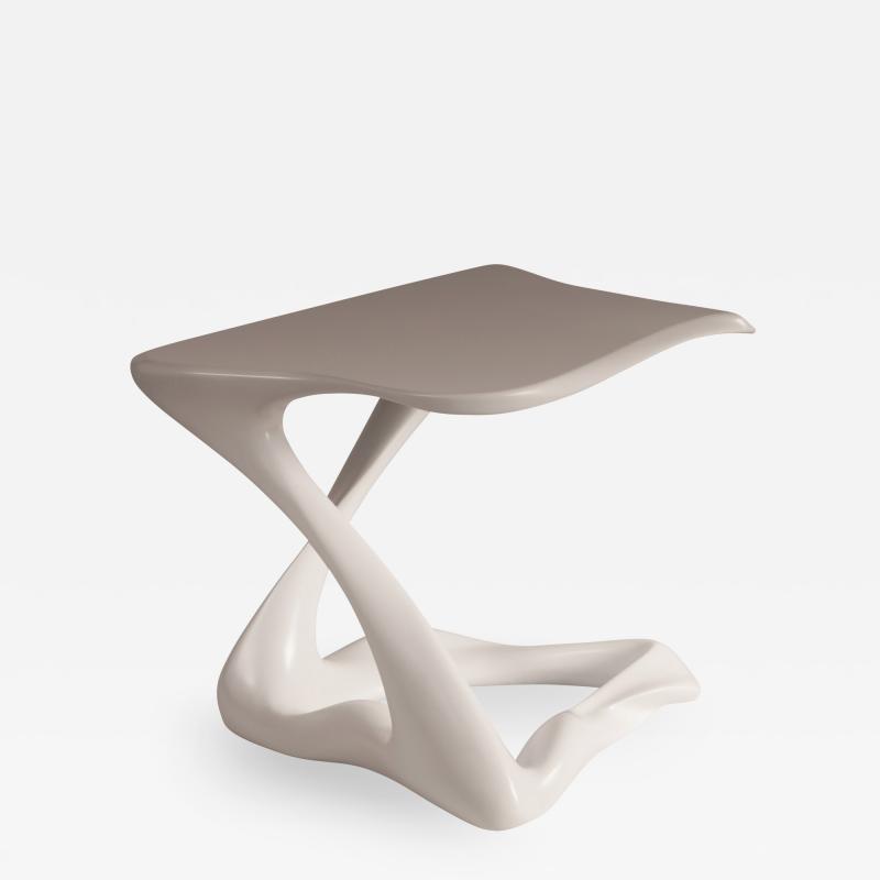  Amorph Amorph Tryst Side Table in White Lacquer Matte