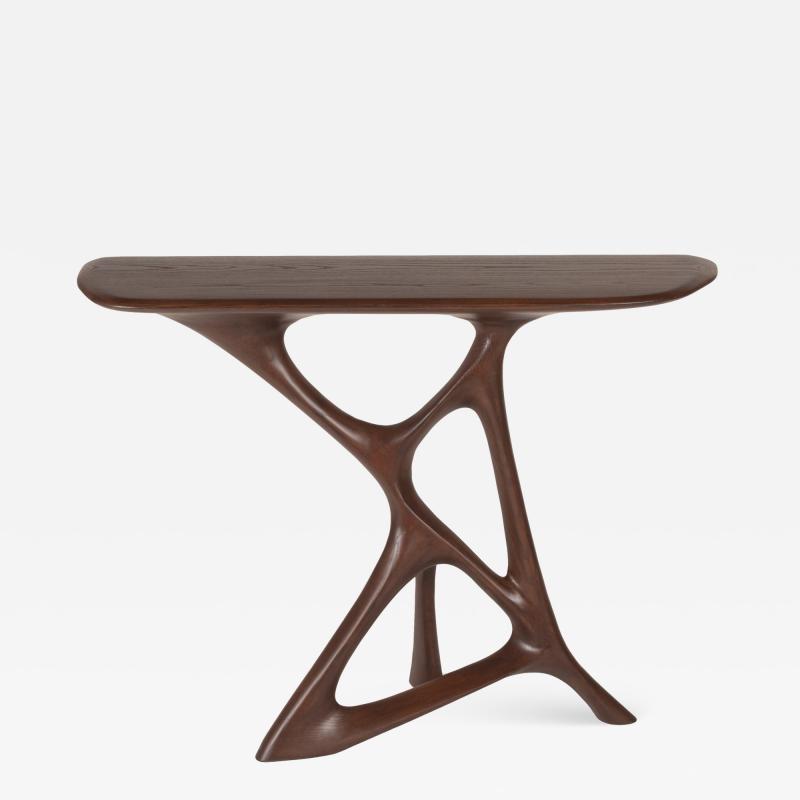  Amorph Anika Console Table Walnut Finish