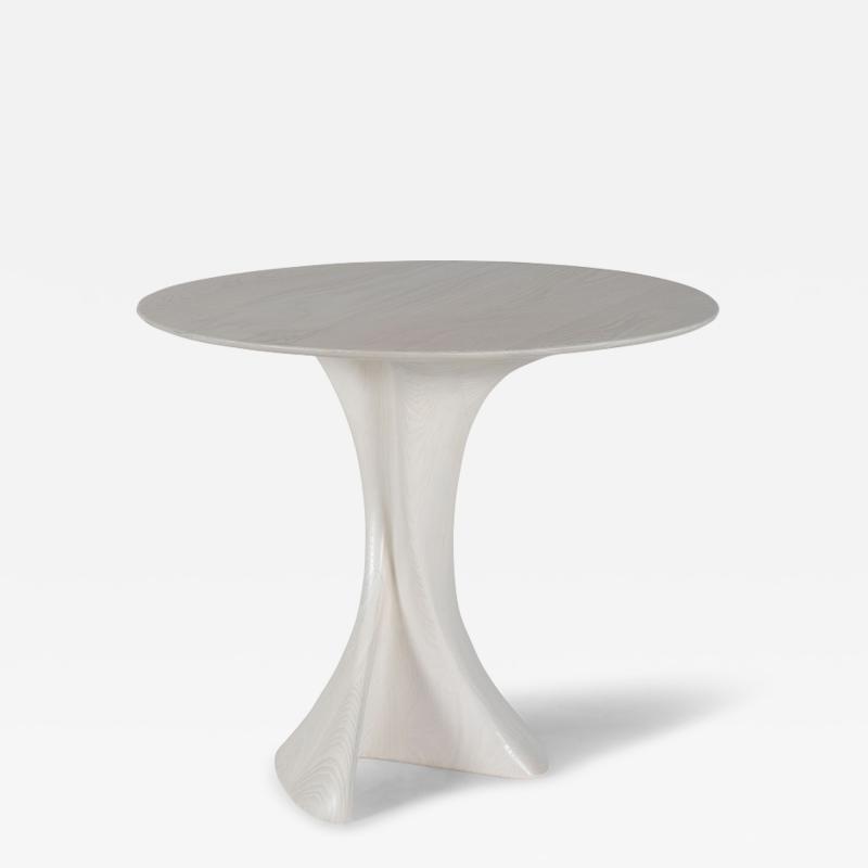  Amorph Dervish dining table in White wash stain with Ash wood