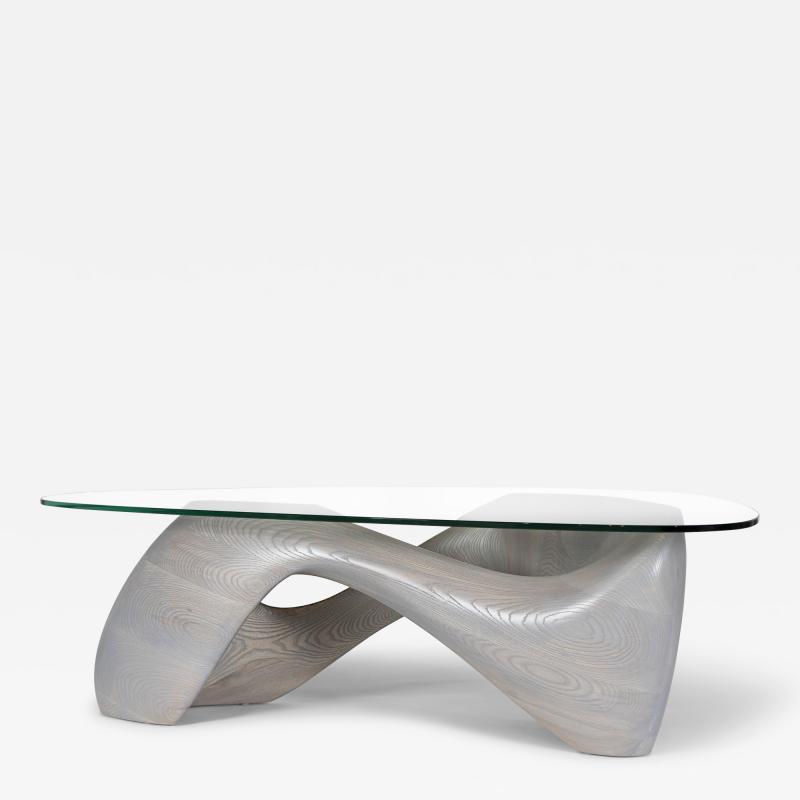  Amorph Lust coffee table in Ash wood Gray stain by Amorph