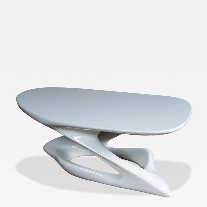 Amorph Plie Coffee Table in White Lacquere by Amorph
