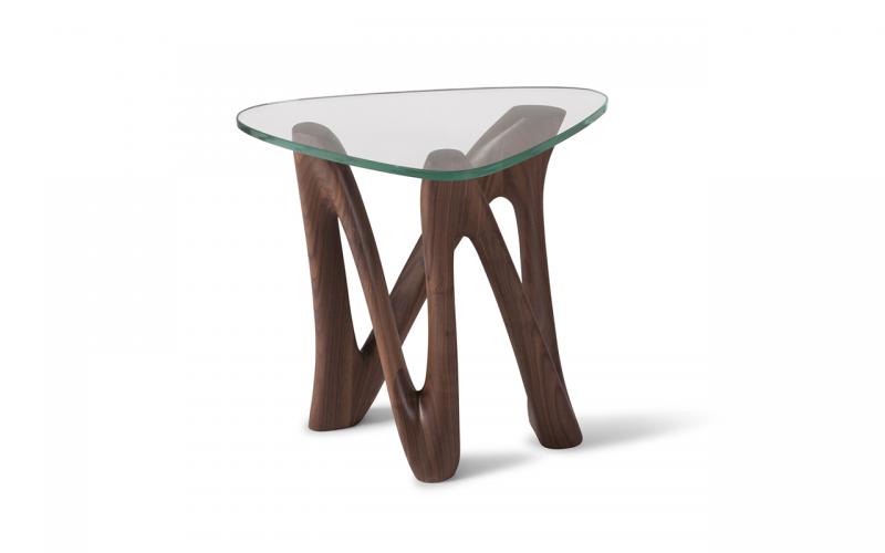 Amorph - Ronia Side Table in Walnut wood with 1/2