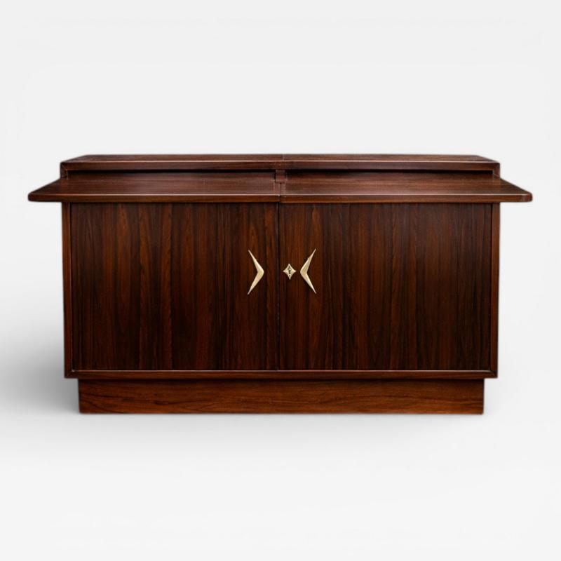 Ando Rosewood Sideboard Bar with Pull Out Trays by Ando Brazil 1950s Lot 225A