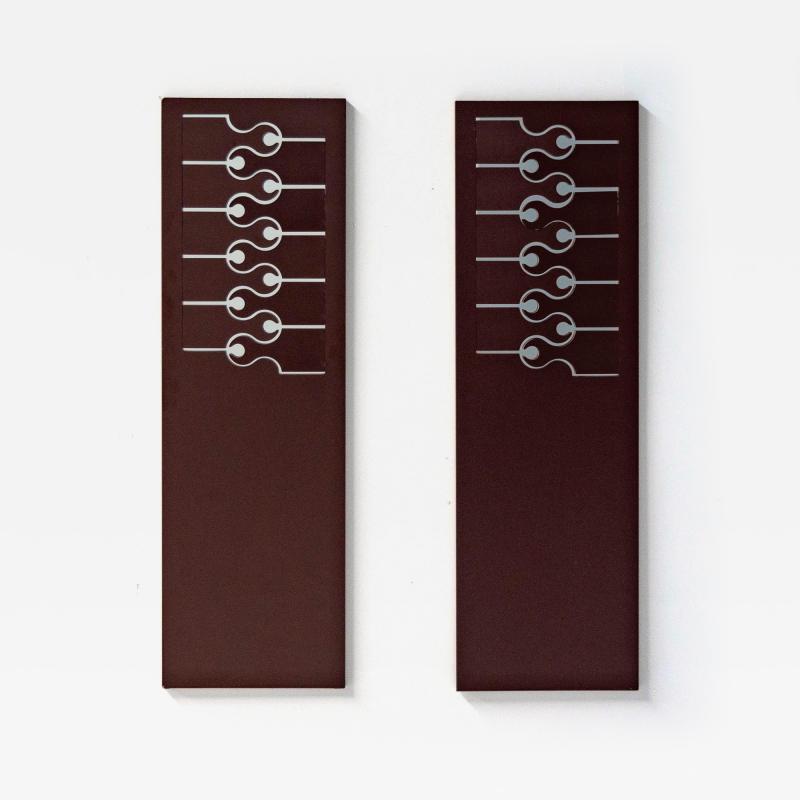  Anonima Design 1970 Scorpion Coat Rack with Mirror by Anonima Design for Bonetto Italy 1970s