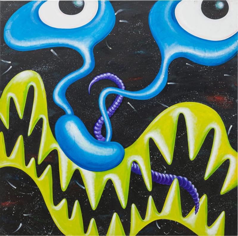  Ap Big Eyes Abstract Painting