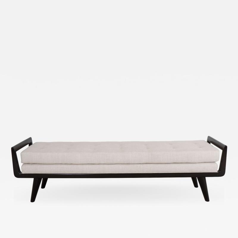  Appel Modern Mid Century style wood frame bench by Appel Modern