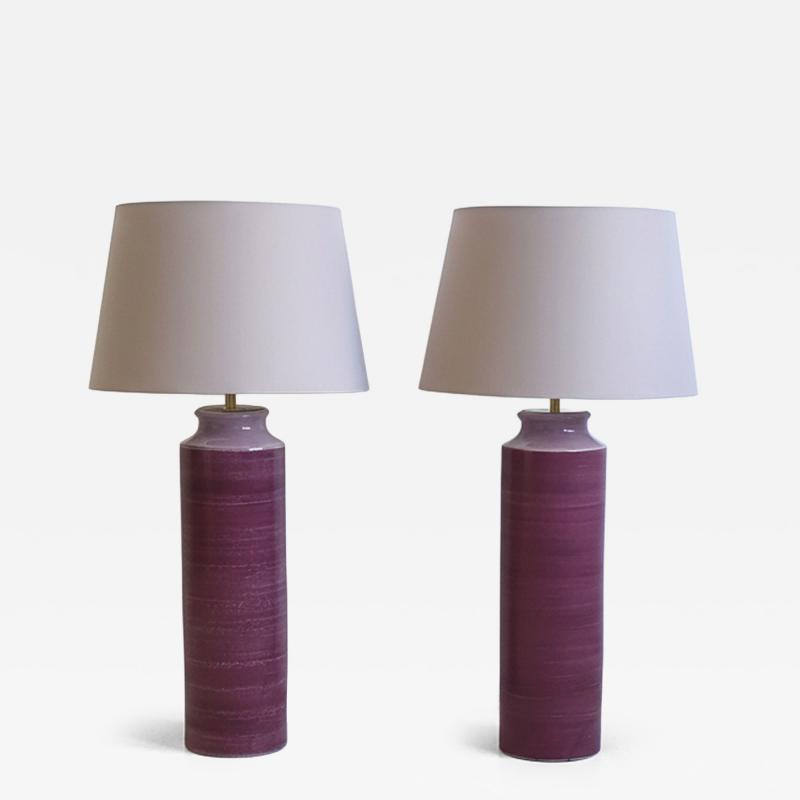  Arabia Arabia Table Lamps a pair from Mid Century Finland