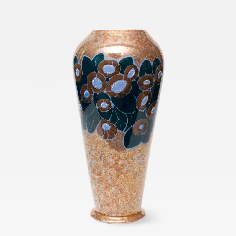  Arabia Scandinavian Modern Luster Glazed Vase by Arabia Finland