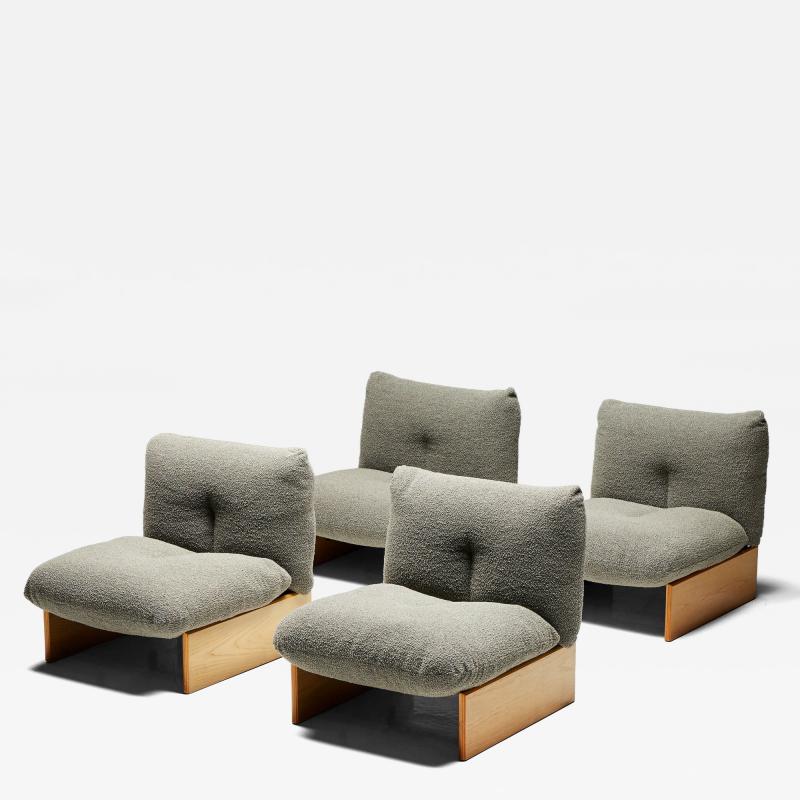  Arflex Mid Century Modular Lounge Chairs for Arflex Italy 1970s