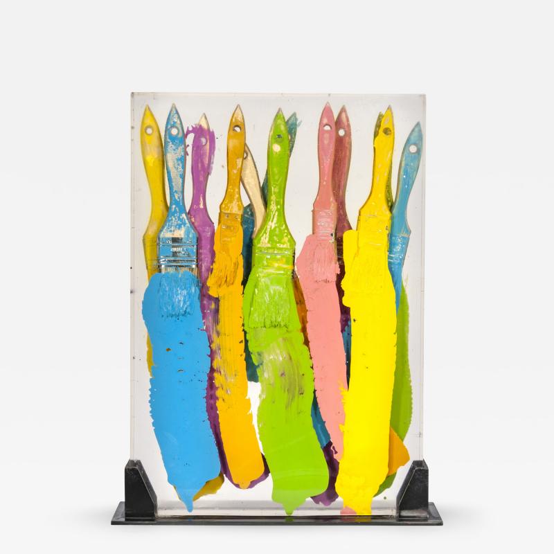  Arman Arman Lucite inclusion 1970