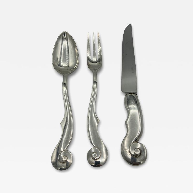  Arman Set of 3 serving pieces designed by French sculptor Armand