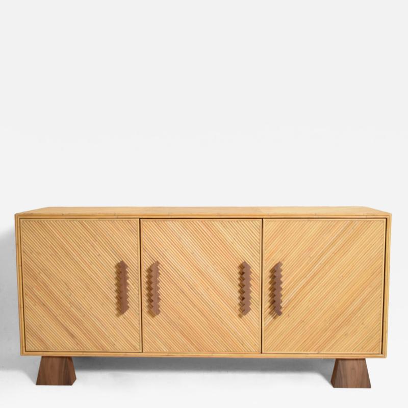  Arrabida 180cm rattan and walnut sideboard Barracuda edition 