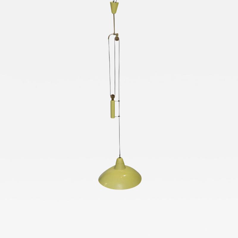  Arredoluce Sliding hanging lamp in the style of Arredoluce or Stilnovo Italy 1950