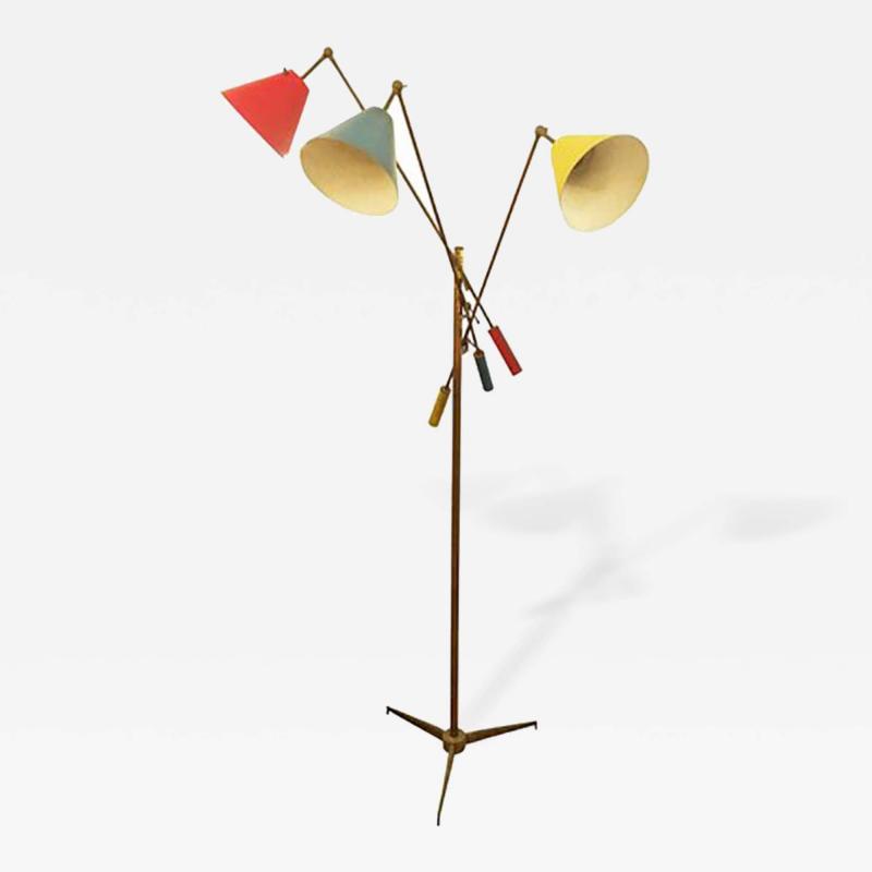  Arredoluce Triennale Floor Lamp by Arredoluce Marked 1947