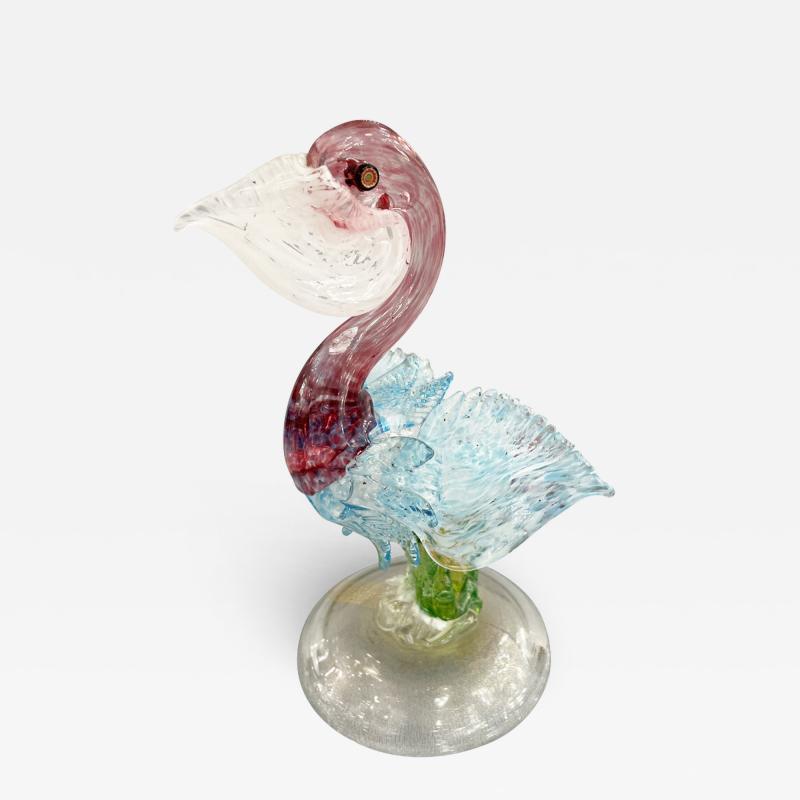  Arte Vetraria Muranese A V E M A Ve M AVeM Murano Glass Pellican by Avem