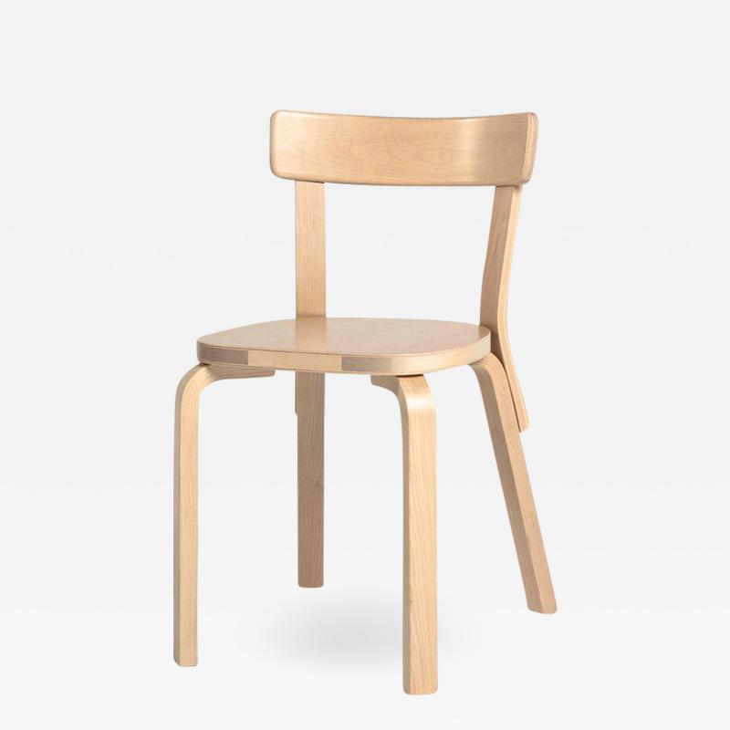  Artek Authentic Chair 69 in Birch by Alvar Aalto Artek