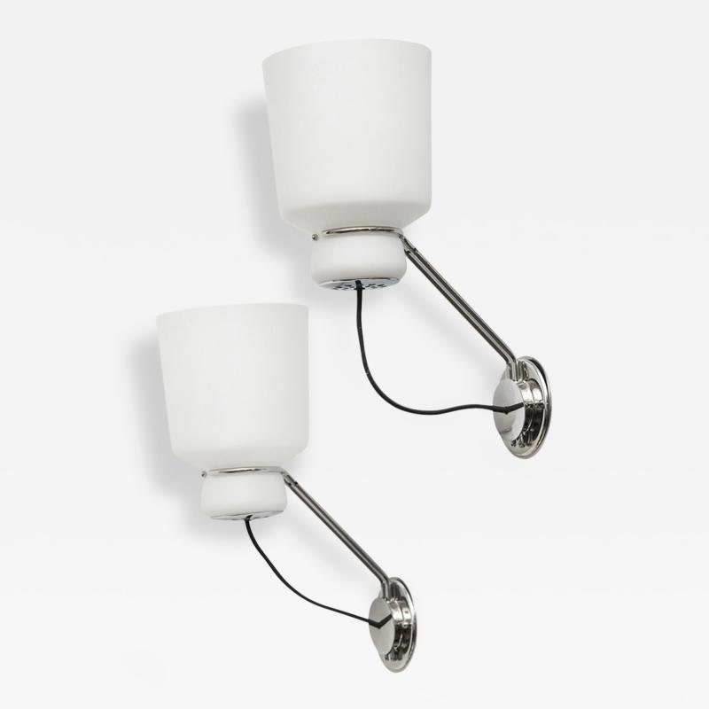  Arteluce Rare Pair of Architectural Sconces by Arteluce