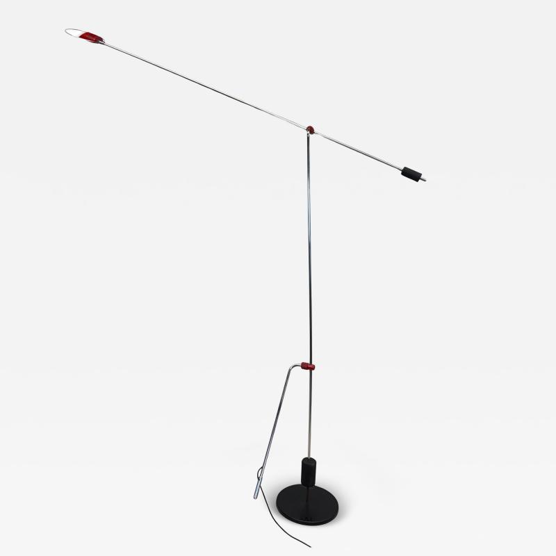  Artemide Italian Mid Century Modern Cantilevered Counter balance Floor Lamp c 1975