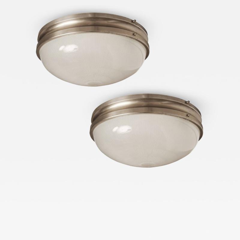  Artemide Large Sergio Mazza Sigma Wall or Ceiling Lights for Artemide 1960s